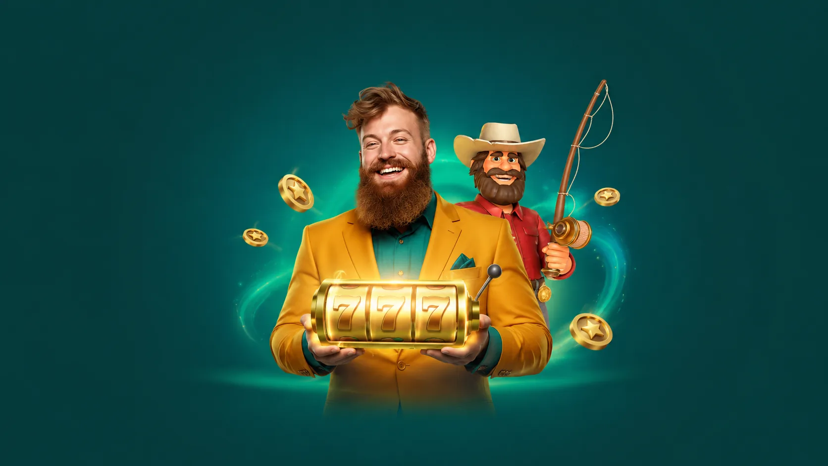 LuckyMate casino rush rewards banner